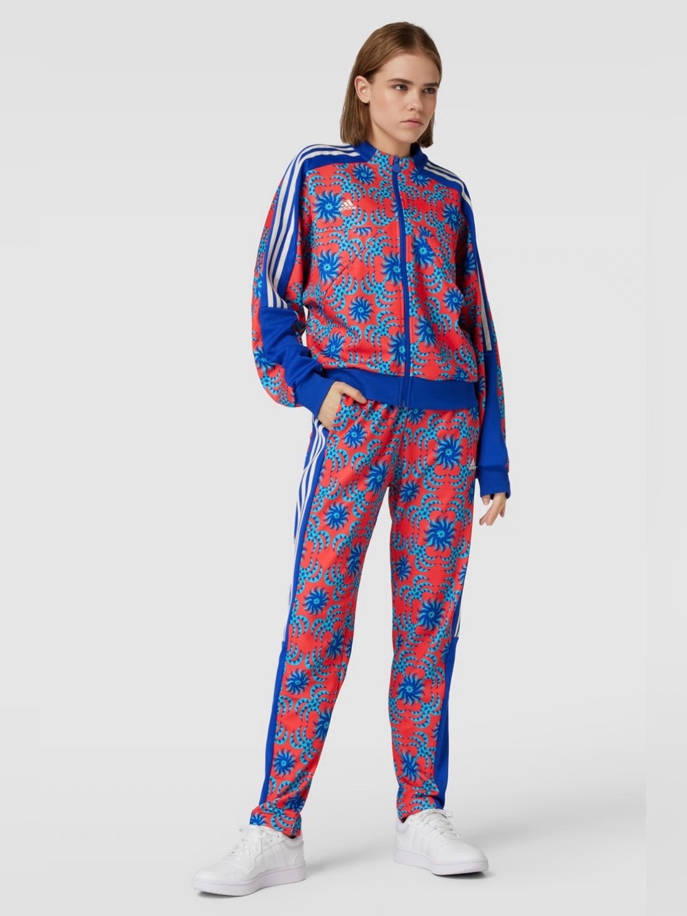 NWT Adidas x FARM Rio Tiro Track Suit Set Jacket Pants Bold 3 Stripes Blokecore
